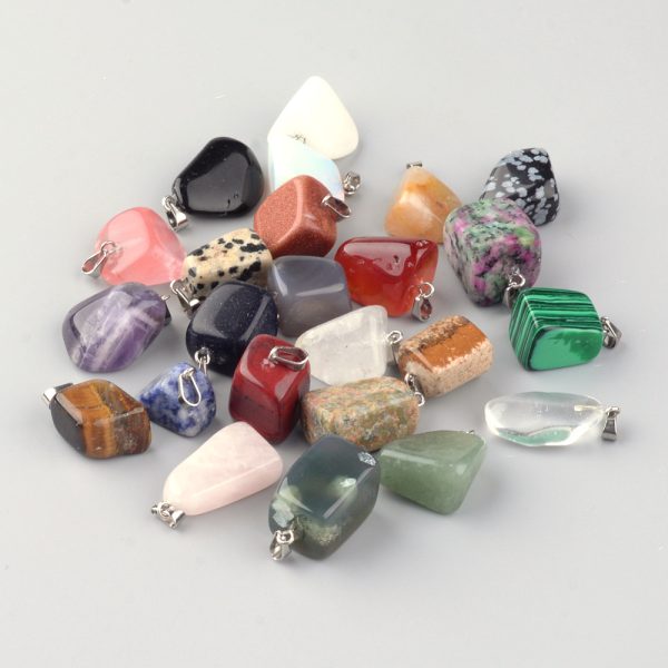 1pc Mixed Gemstone Pendants