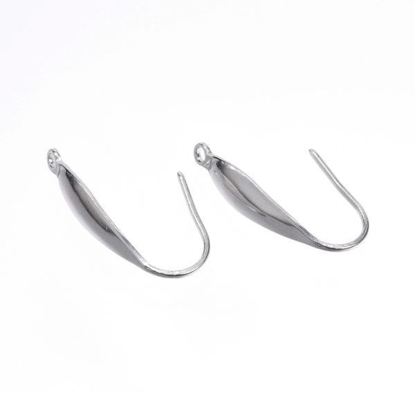 2pcs Vertical Loop Earrings Hook