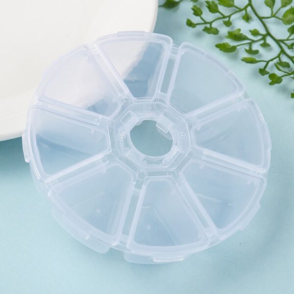 8 Compartment Bead Container