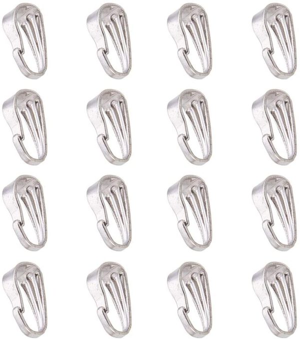 12pcs Stainless Steel Snap Bail Hook