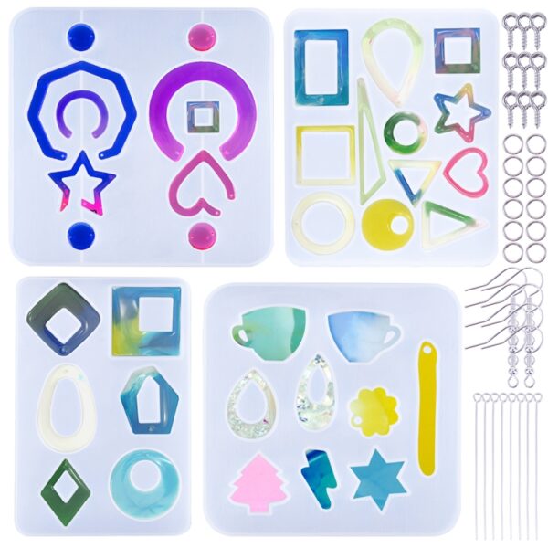 4pc Mixed Resin Mold Kit