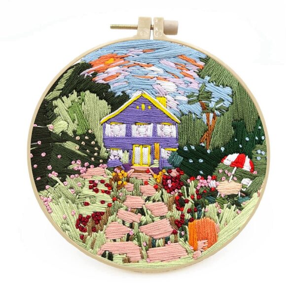 DIY Embroidery Starter Kit, Garden