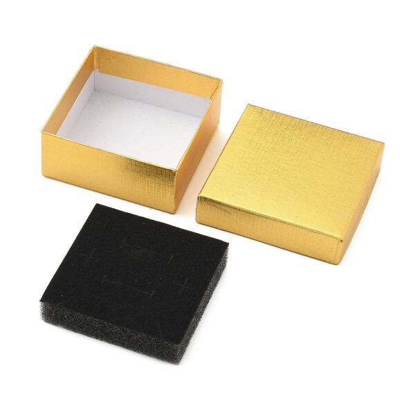 1pc Jewelry Box, Gold