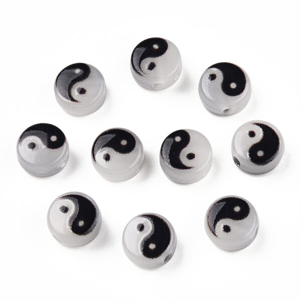 20pcs Luminous Ying-yang Beads