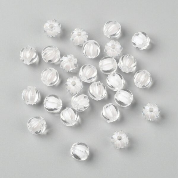 10mm Acrylic Bead, Pumpkin (30pcs)