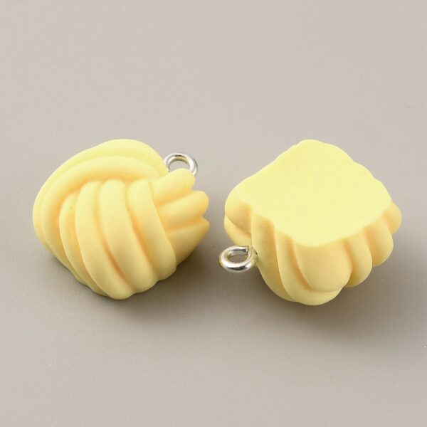 Yarn Ball Charm, Yellow