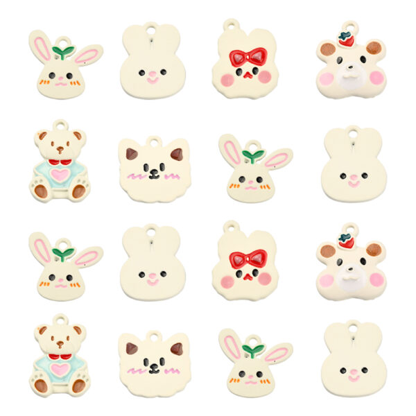 6 Styles Alloy Charm