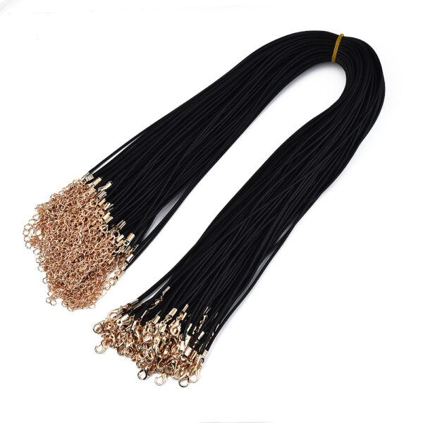 1pc Waxed Cord, Gold