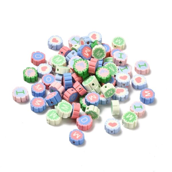 40pcs Mixed Polymer Clay Beads