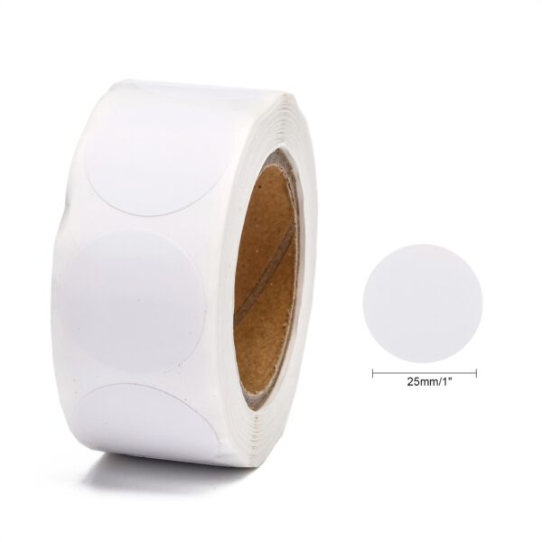 100pcs Blank Round Sticker