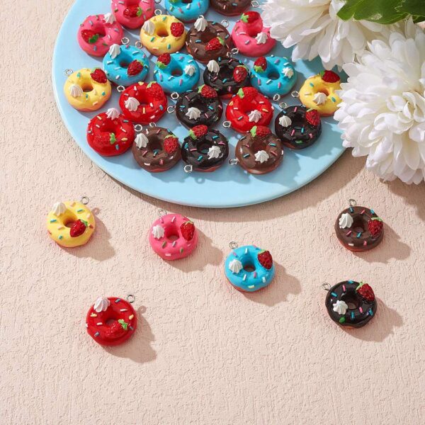 Donut with Strawberry Charm