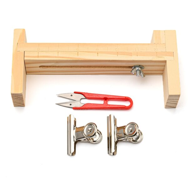 Wooden Bracelet Webbing Retainer Knitting Tool