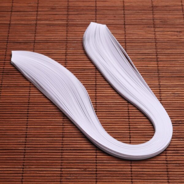3mm Quilling Paper Strips, White