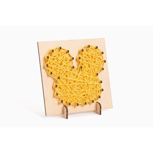 DIY String Art Kit, Mouse Pattern