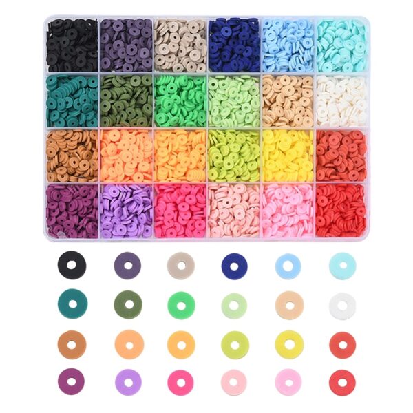6mm Heishi Cute Clay Beads